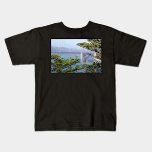 Golden Gate from Point Lobos Kids T-Shirt